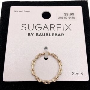 Sugarfix‎ by Baublebar Gold Link Ring Size 8 New with tags!